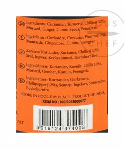 Ingredients Bolst's Curry Powder Hot 100g