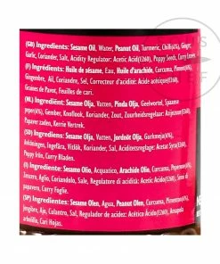 Bolst's Curry Paste Hot 280g Ingredients 7 Bolst's Curry Paste Hot 280g Ingredients