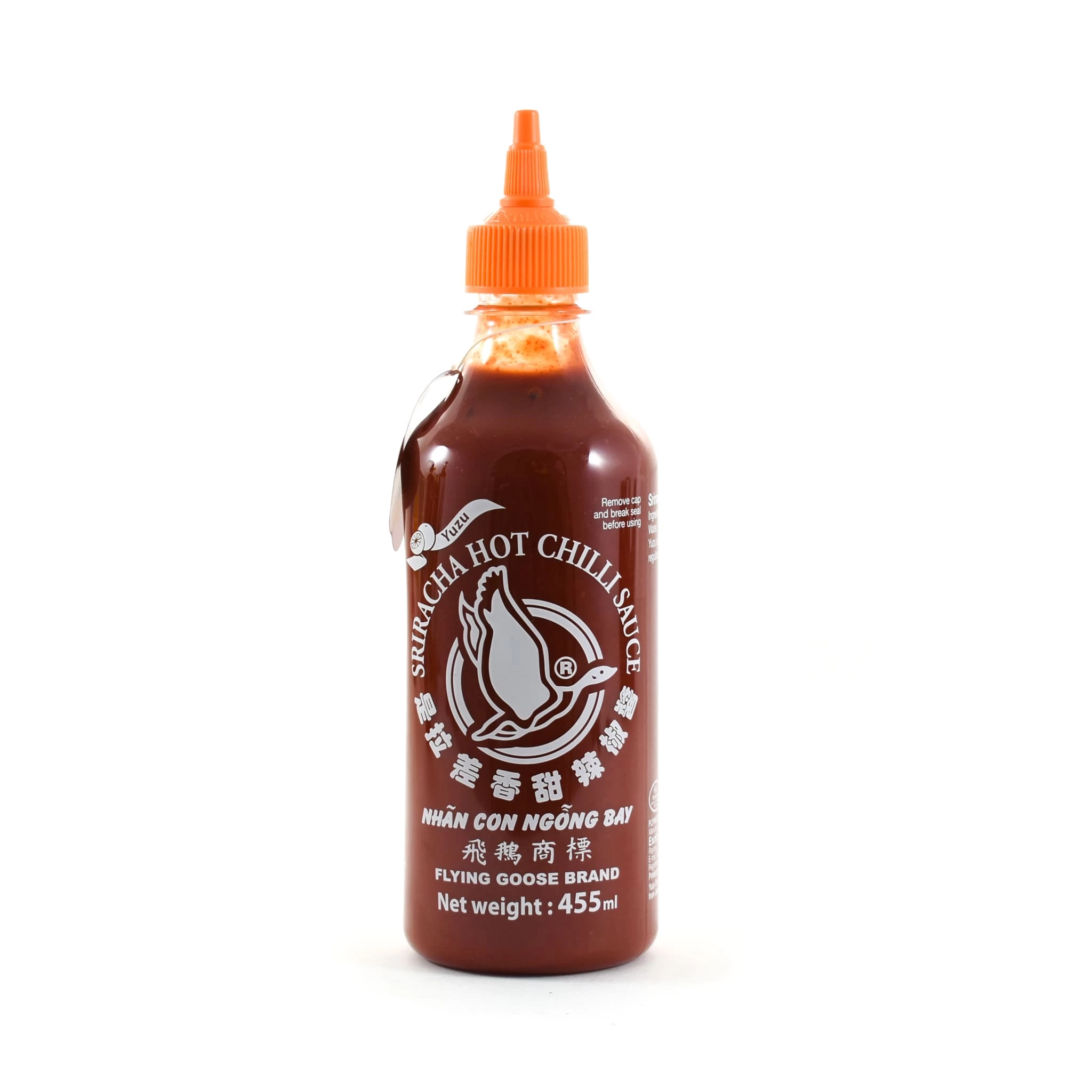 Ingredients Flying Goose Sriracha Yuzu 455ml 3 Ingredients Flying Goose Sriracha Yuzu 455ml