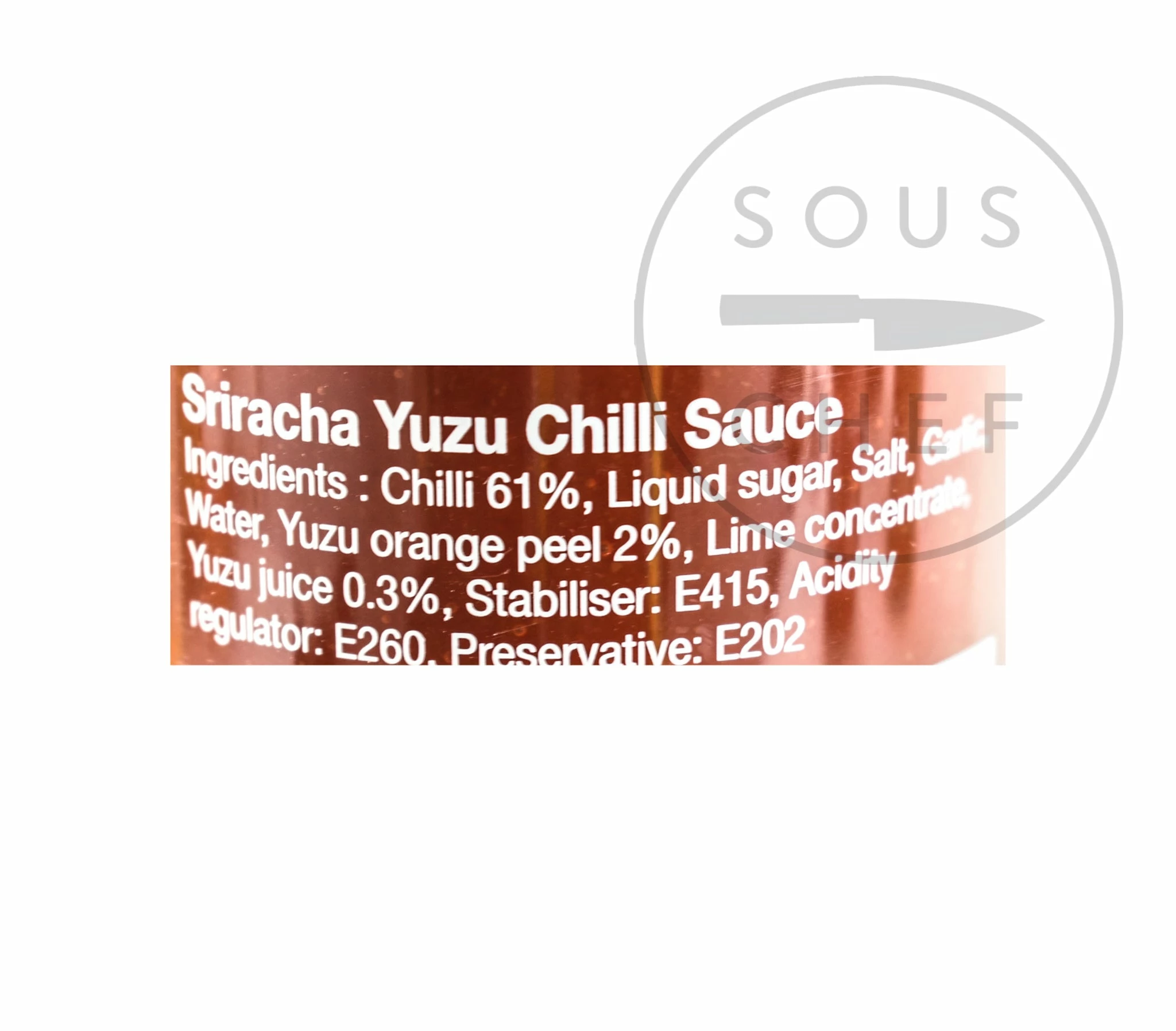 Ingredients Flying Goose Sriracha Yuzu 455ml 4 Ingredients Flying Goose Sriracha Yuzu 455ml