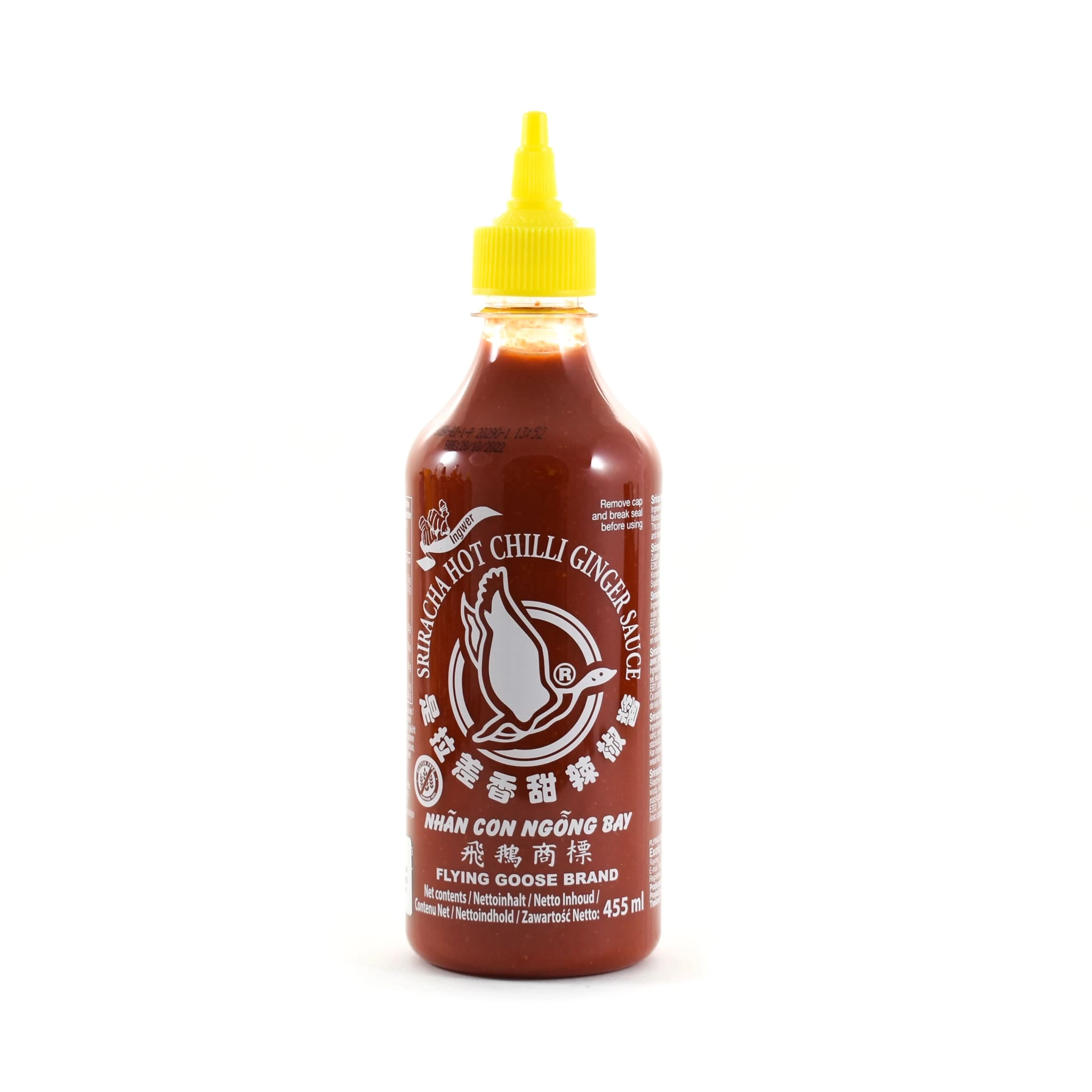 Flying Goose Sriracha Ginger 455ml Ingredients 3 Flying Goose Sriracha Ginger 455ml Ingredients