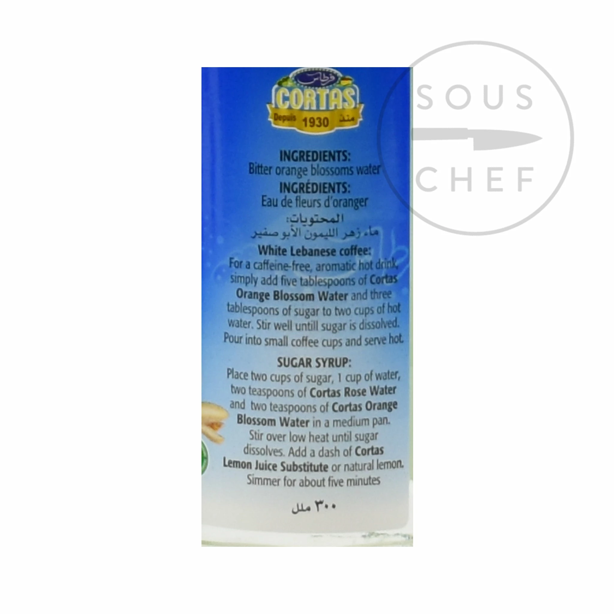 Cortas Orange Blossom Water 6 Cortas Orange Blossom Water