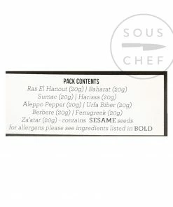 Spice Kitchen African & Middle Eastern Spice Tin Ingredients