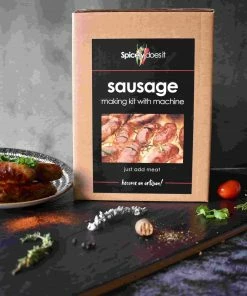 Spicely Does It Sausage Making Kit With Machine Ingredients 10 Spicely Does It Sausage Making Kit With Machine Ingredients