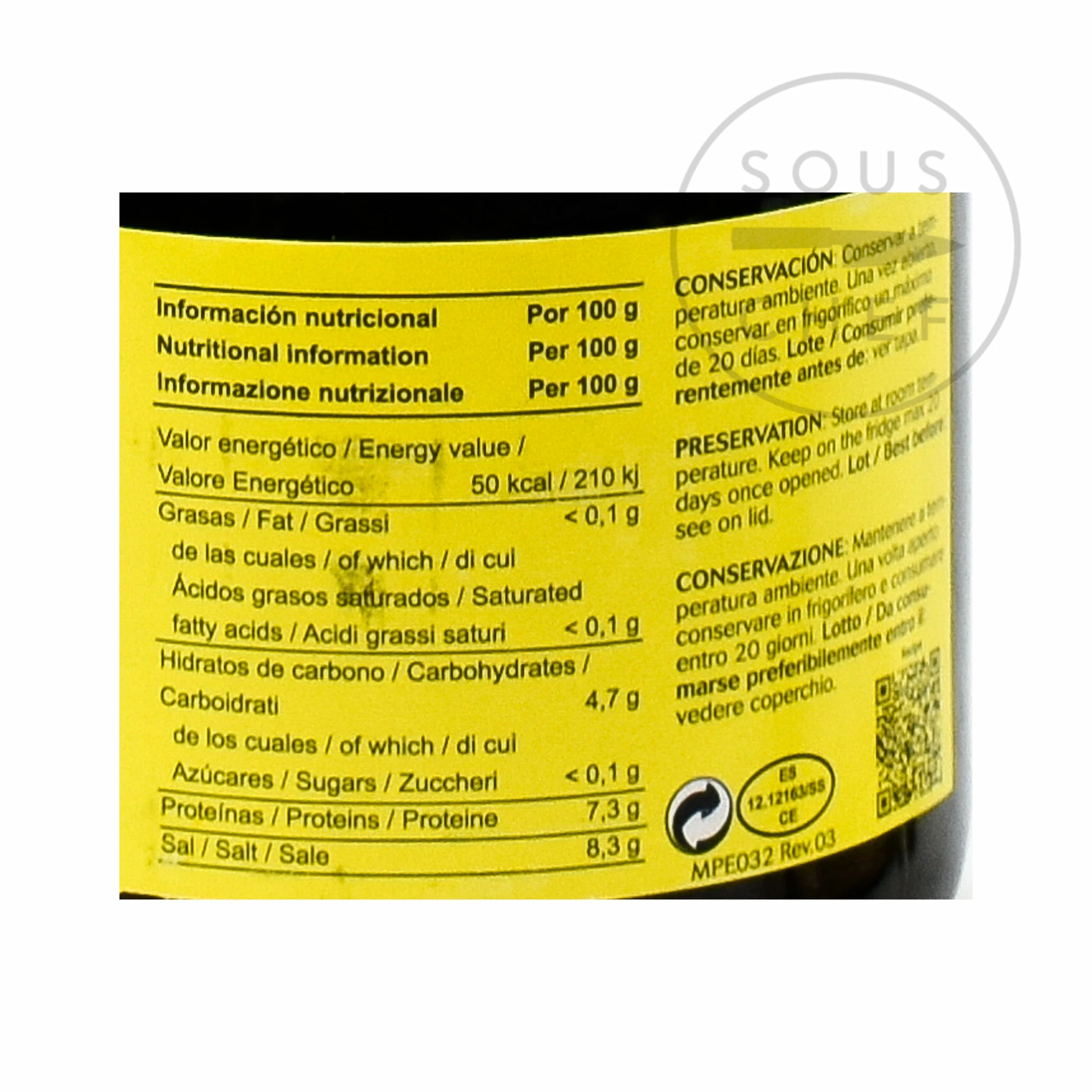 Nortindal Squid Ink Jar (Cuttlefish Ink) Seaweed & Squid Ink 6 Nortindal Squid Ink Jar (Cuttlefish Ink) Seaweed & Squid Ink