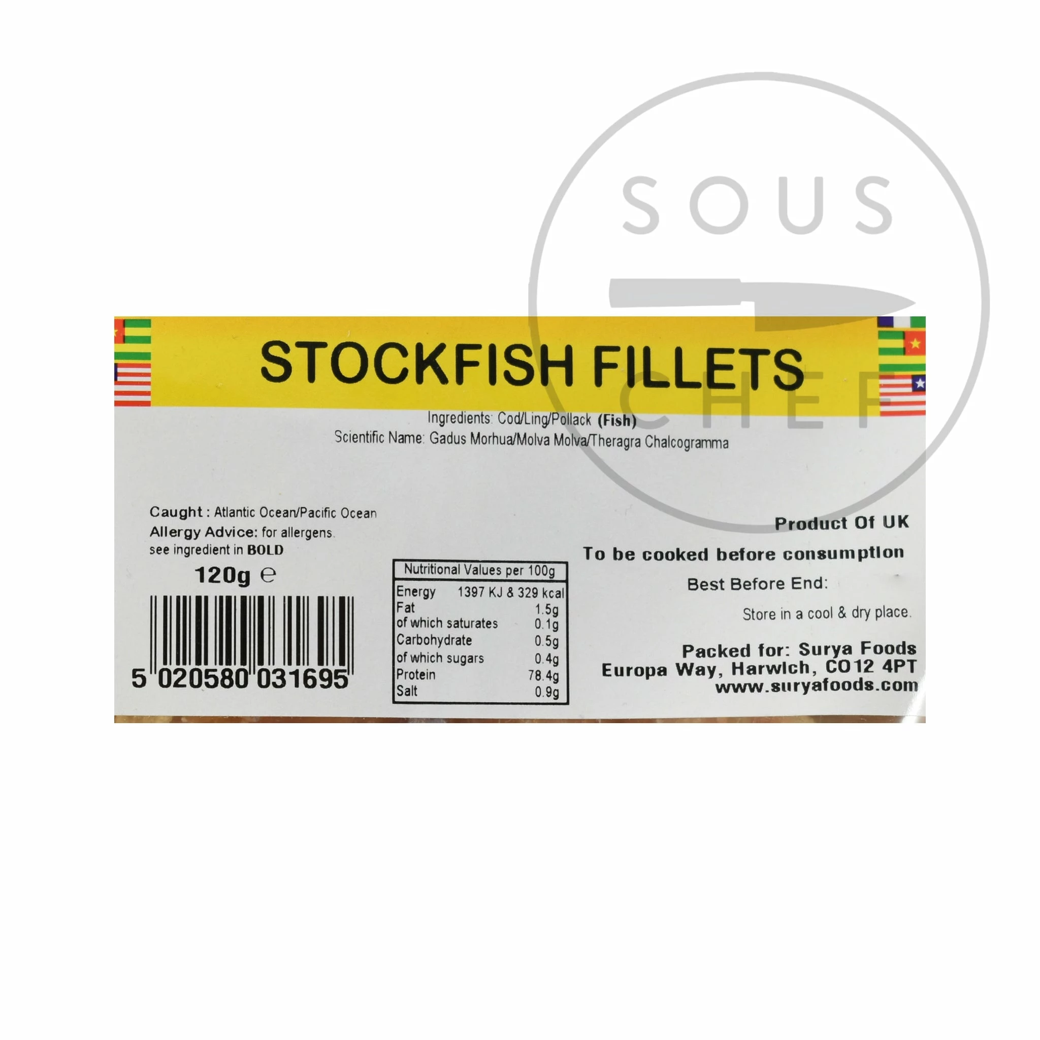 Mother Africa Stockfish Fillets 120g Ingredients 4 Mother Africa Stockfish Fillets 120g Ingredients