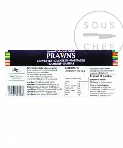 Ingredients Mother Africa Smoked Prawns 40g