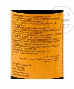 Yakso Coconut Aminos 250ml Ingredients