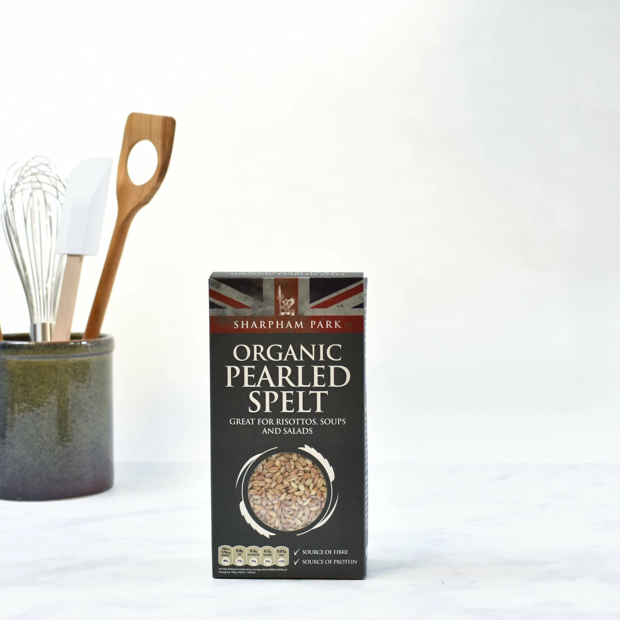 Sharpham Park Organic Pearled Spelt 500g Ingredients 5 Sharpham Park Organic Pearled Spelt 500g Ingredients
