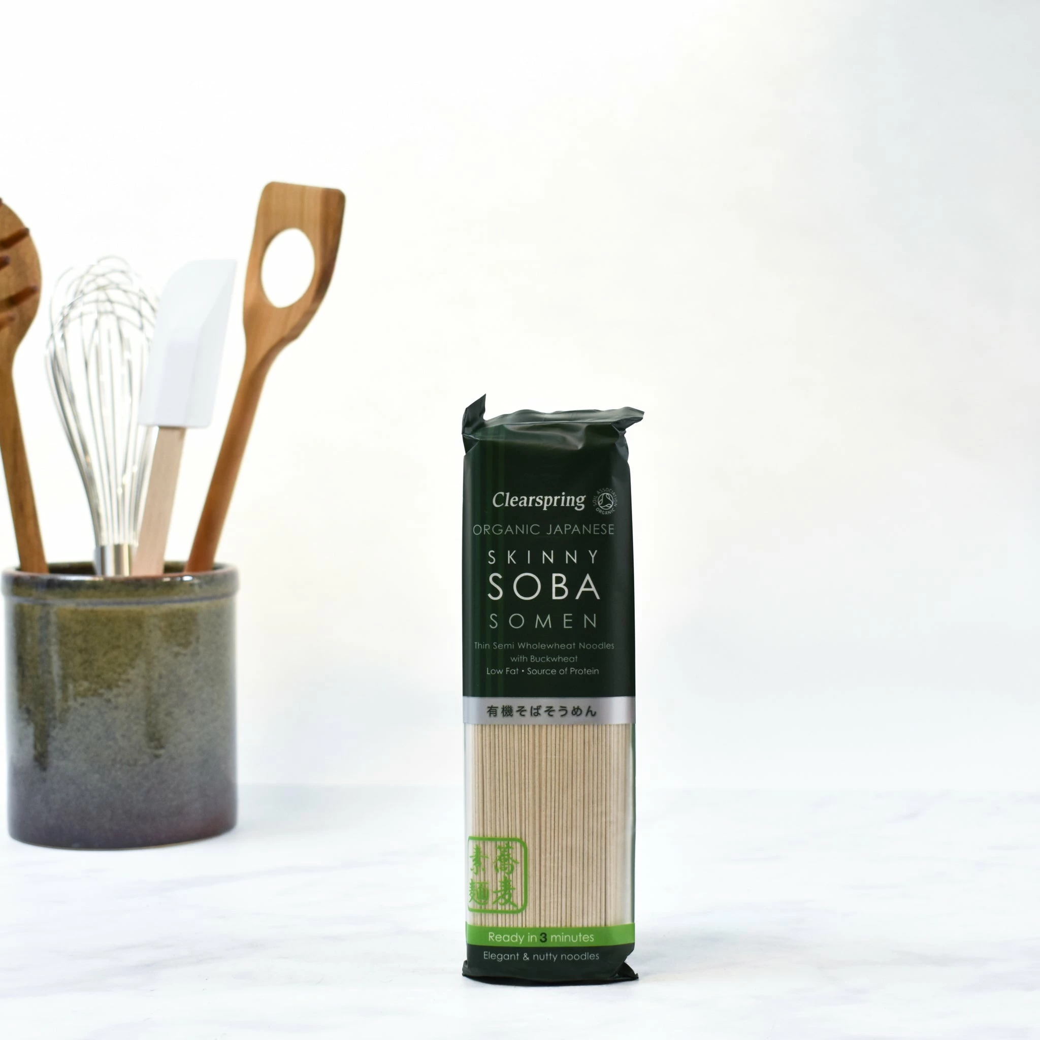 Ingredients Clearspring Organic Skinny Soba Somen Noodles 200g 5 Ingredients Clearspring Organic Skinny Soba Somen Noodles 200g