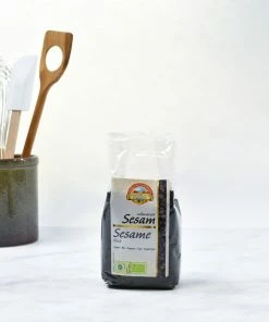 Pearls Of Samarkand Ingredients Organic Black Sesame Seeds 330g