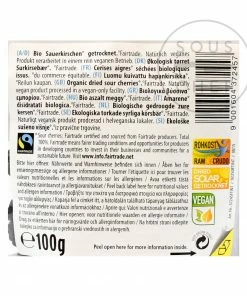 Pearls Of Samarkand Organic Sour Cherries 100g 9 Pearls Of Samarkand Organic Sour Cherries 100g