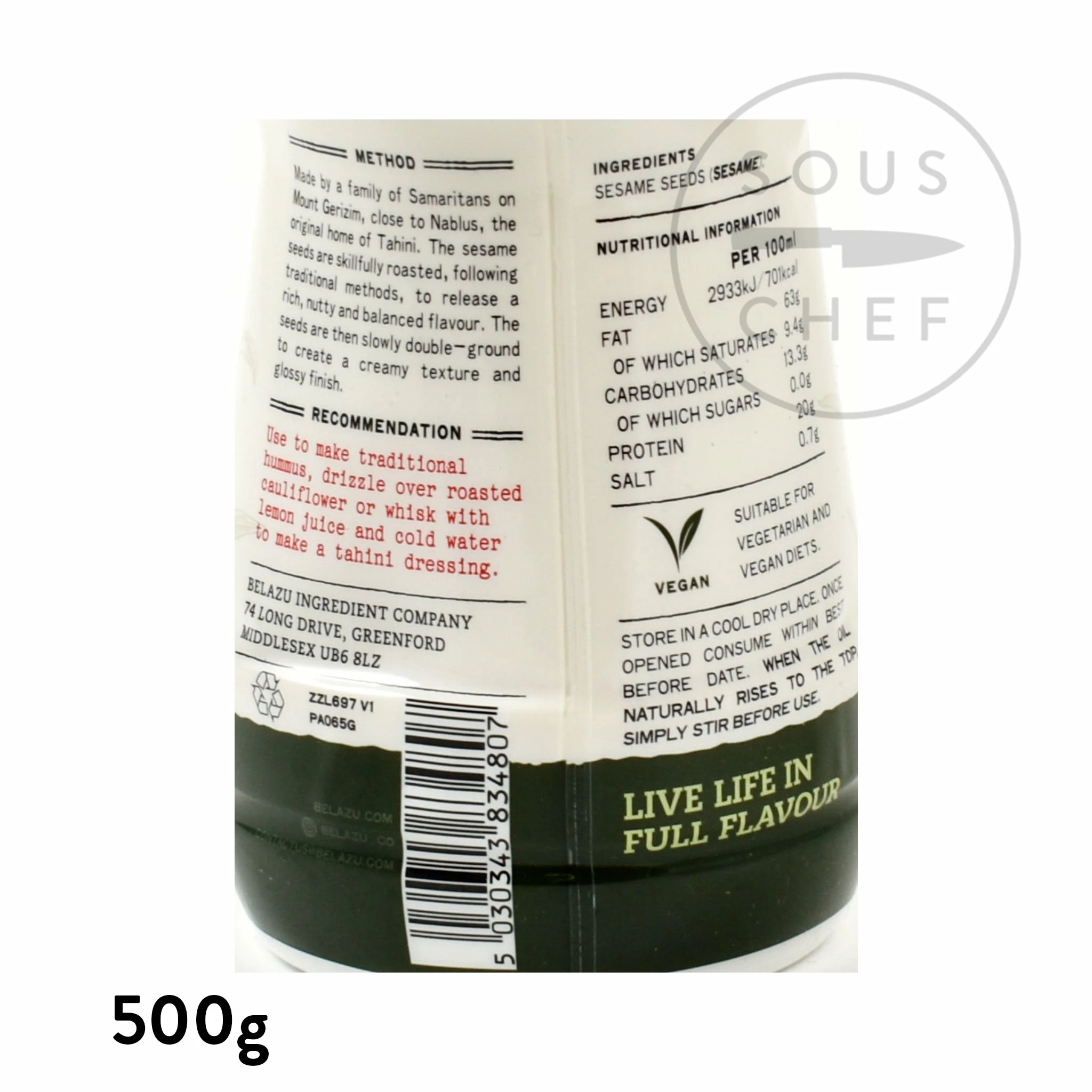 Belazu Nablus Tahini 6 Belazu Nablus Tahini