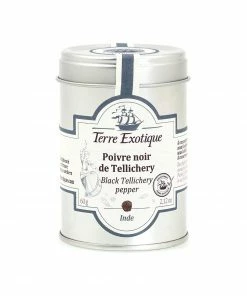 Terre Exotique Black Tellichery Pepper 60g Ingredients