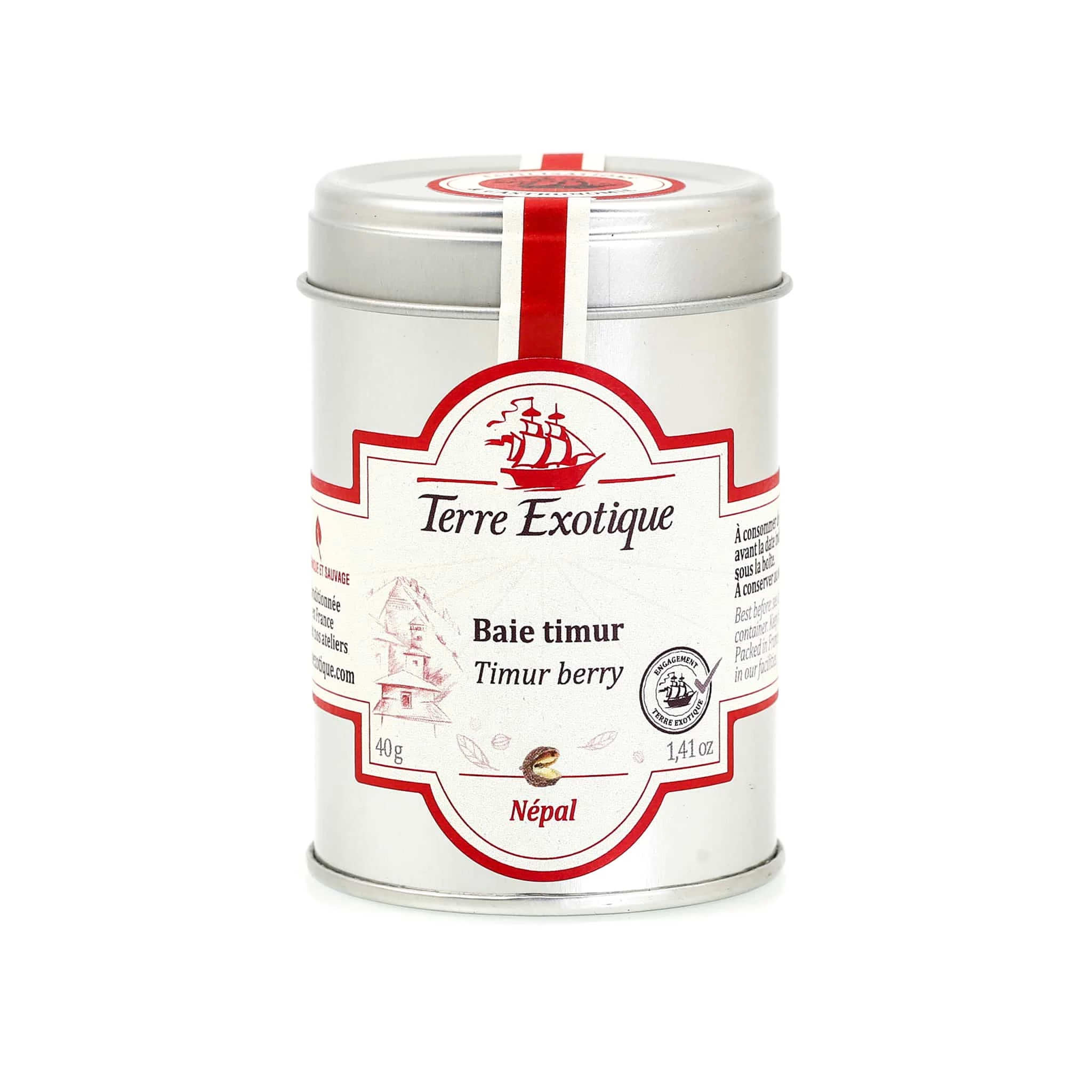 Ingredients Terre Exotique Organic Timur Berry 40g 3 Ingredients Terre Exotique Organic Timur Berry 40g
