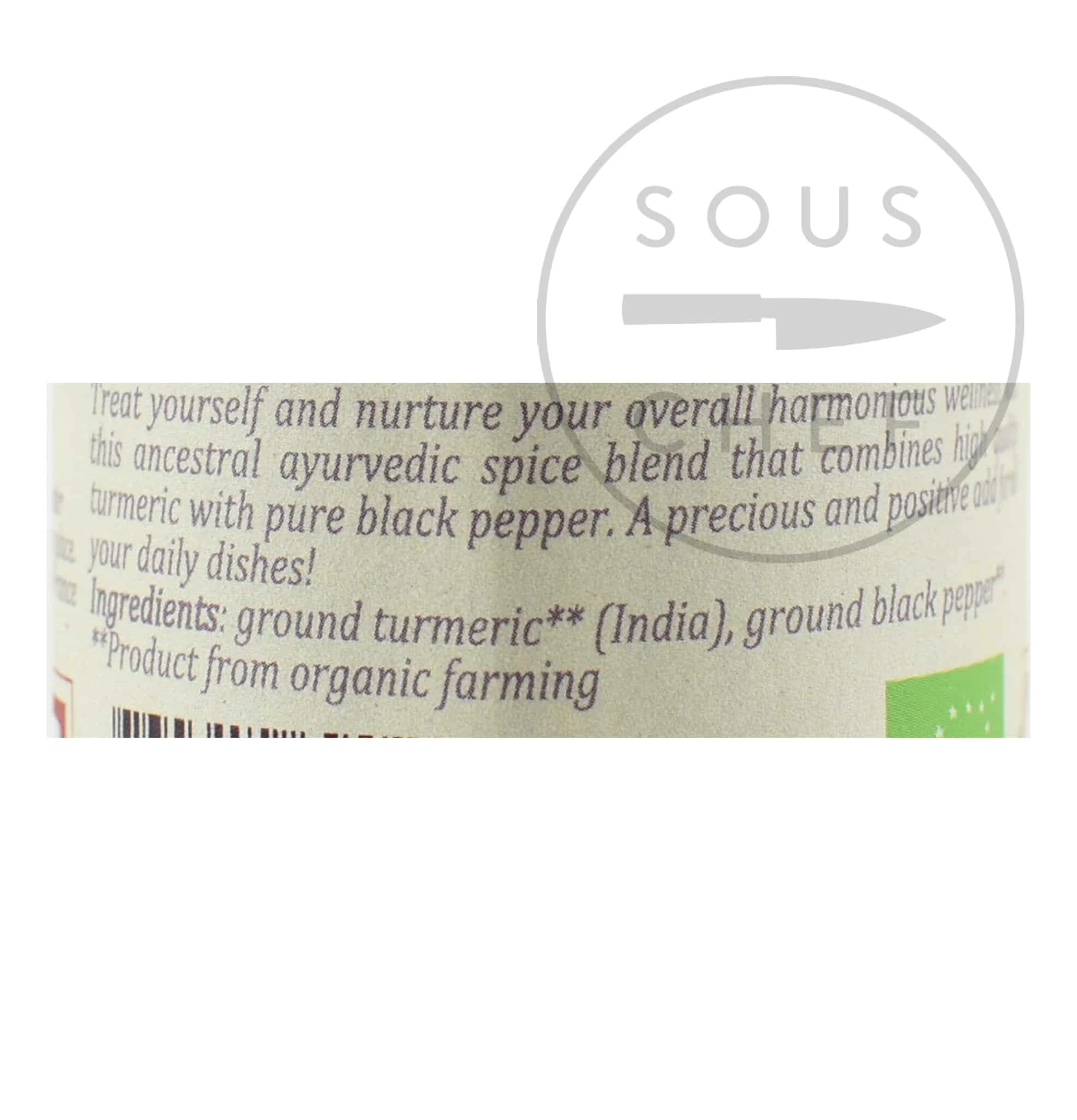 Terre Exotique Organic Ayurvedic Spice Blend 60g Ingredients 6 Terre Exotique Organic Ayurvedic Spice Blend 60g Ingredients