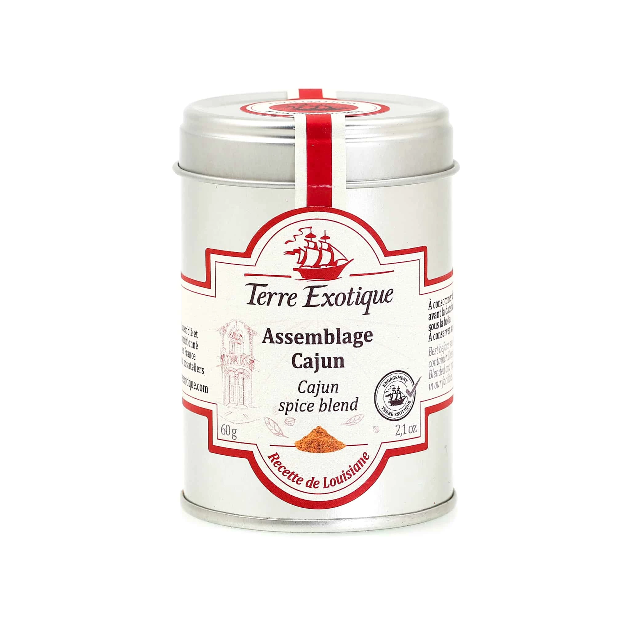 Terre Exotique Cajun Spice Blend 60g Ingredients 3 Terre Exotique Cajun Spice Blend 60g Ingredients