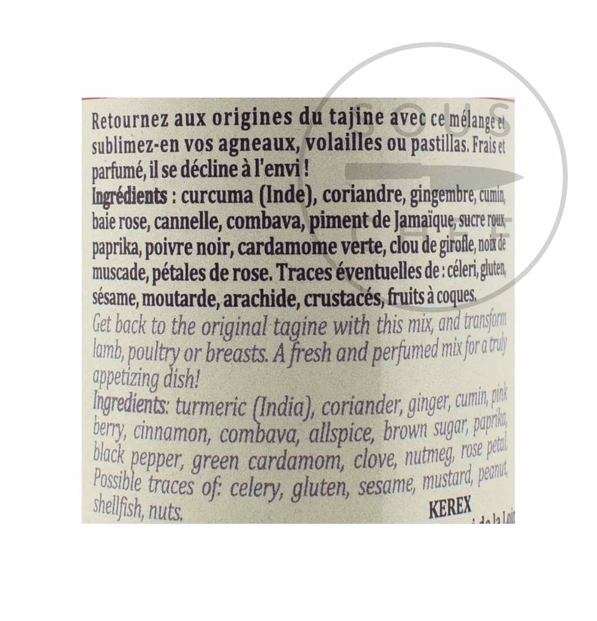 Terre Exotique Mrouzia Tajine Spice Blend 60g 5 Terre Exotique Mrouzia Tajine Spice Blend 60g