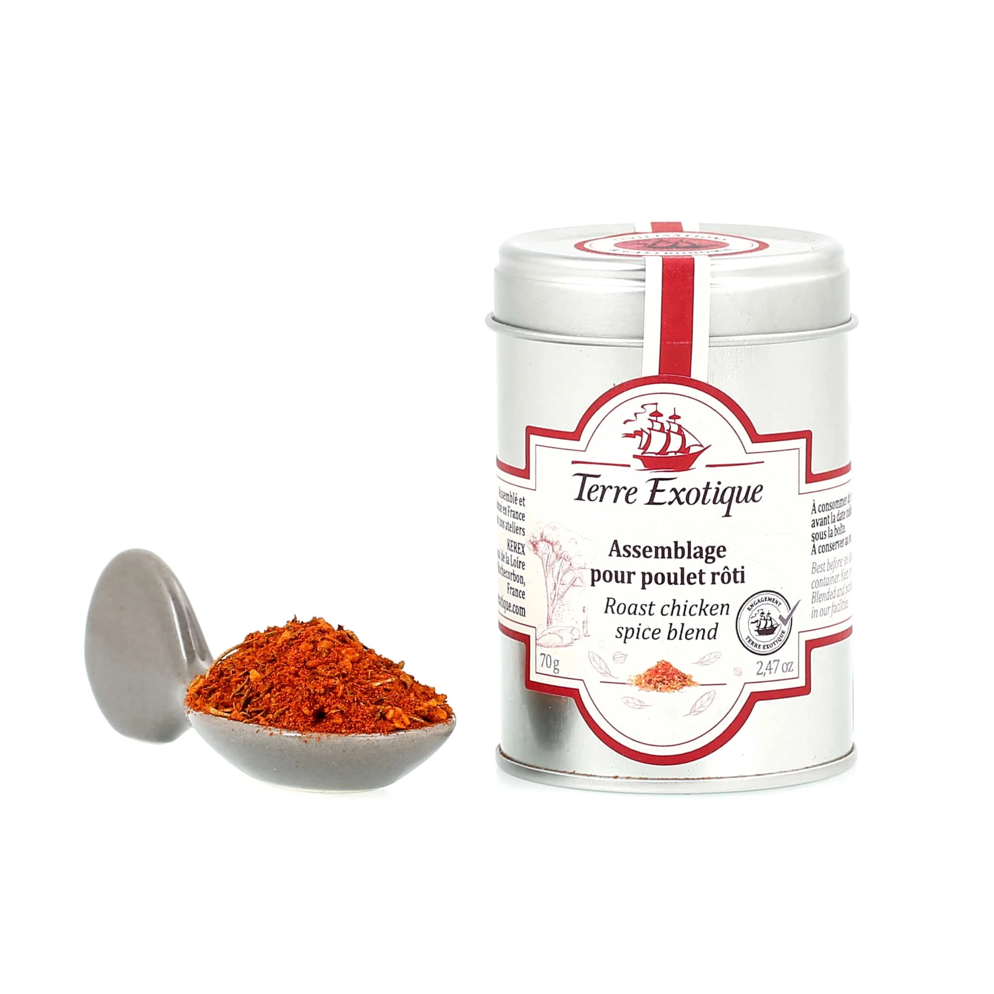 Ingredients Terre Exotique Roast Chicken Spice Blend 70g 4 Ingredients Terre Exotique Roast Chicken Spice Blend 70g