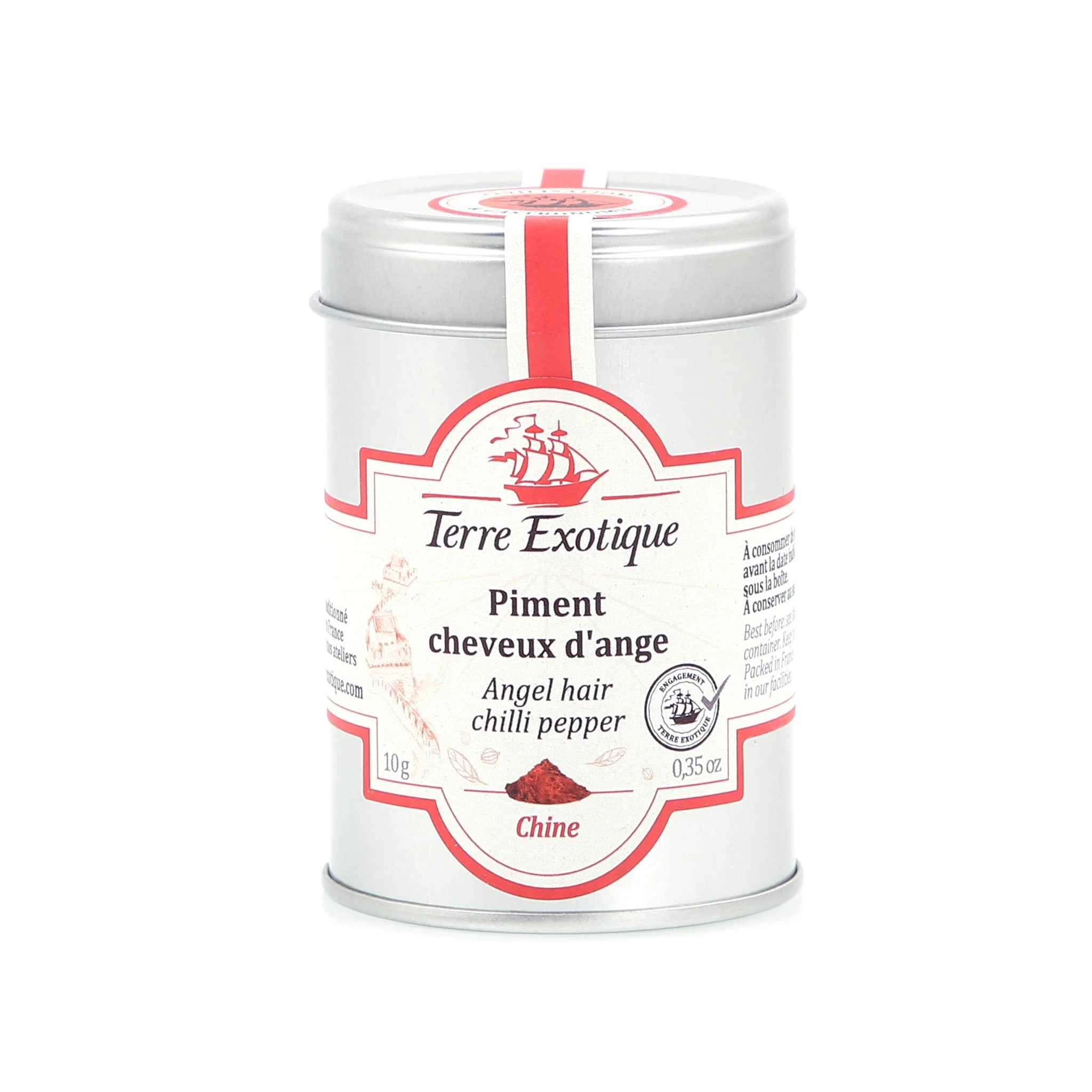 Ingredients Terre Exotique Angel Hair Chilli Pepper 10g 3 Ingredients Terre Exotique Angel Hair Chilli Pepper 10g