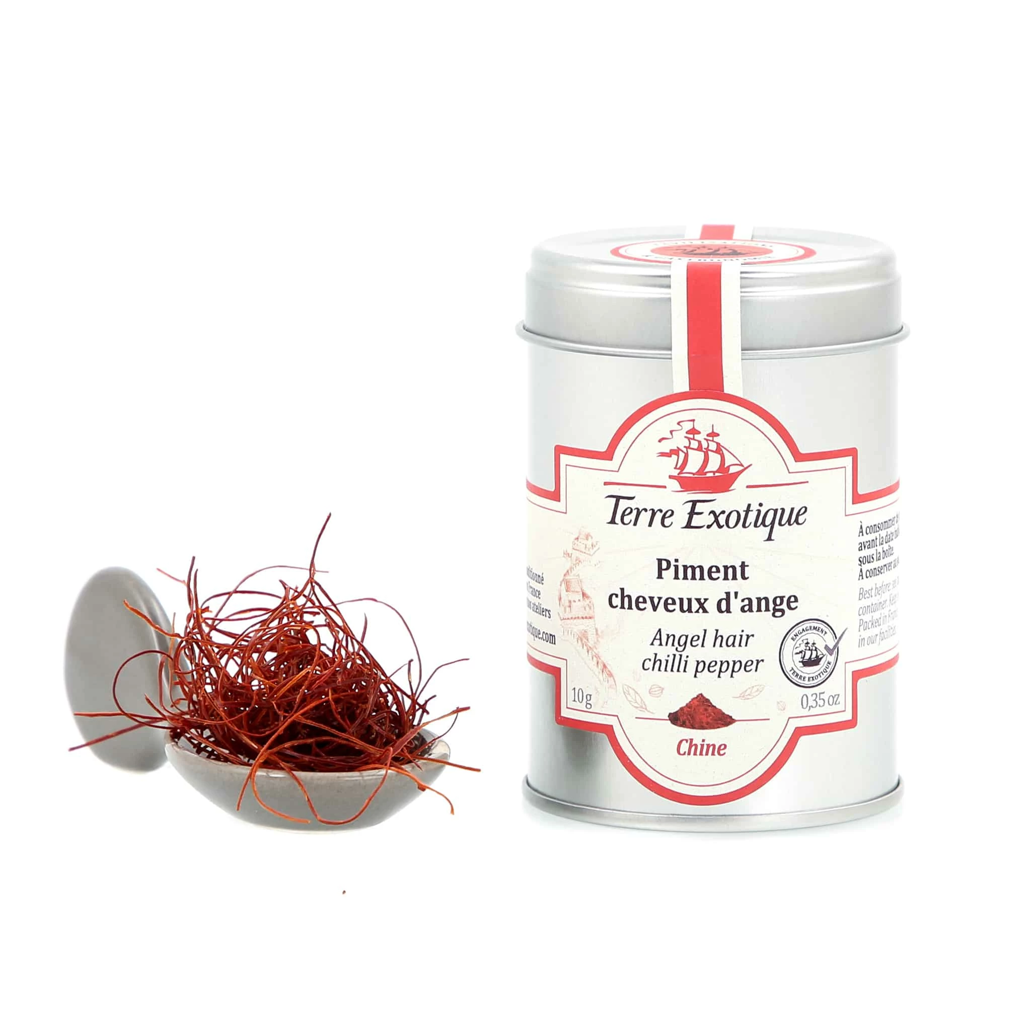 Ingredients Terre Exotique Angel Hair Chilli Pepper 10g 4 Ingredients Terre Exotique Angel Hair Chilli Pepper 10g