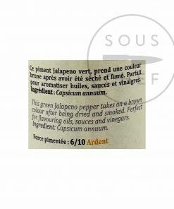 Ingredients Terre Exotique Crushed Chipotle Chilli Pepper 70g