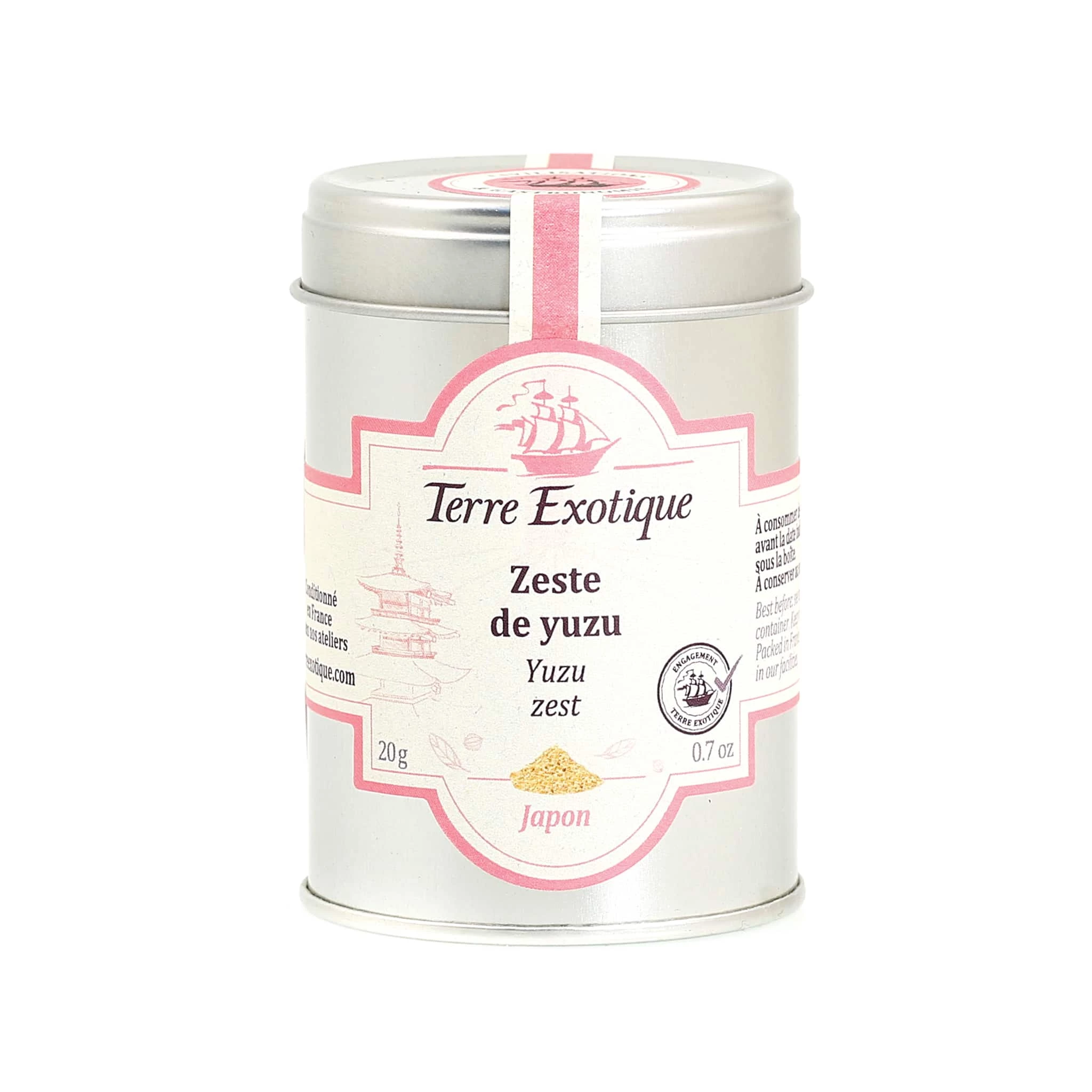Ingredients Terre Exotique Yuzu Zest 20g 3 Ingredients Terre Exotique Yuzu Zest 20g