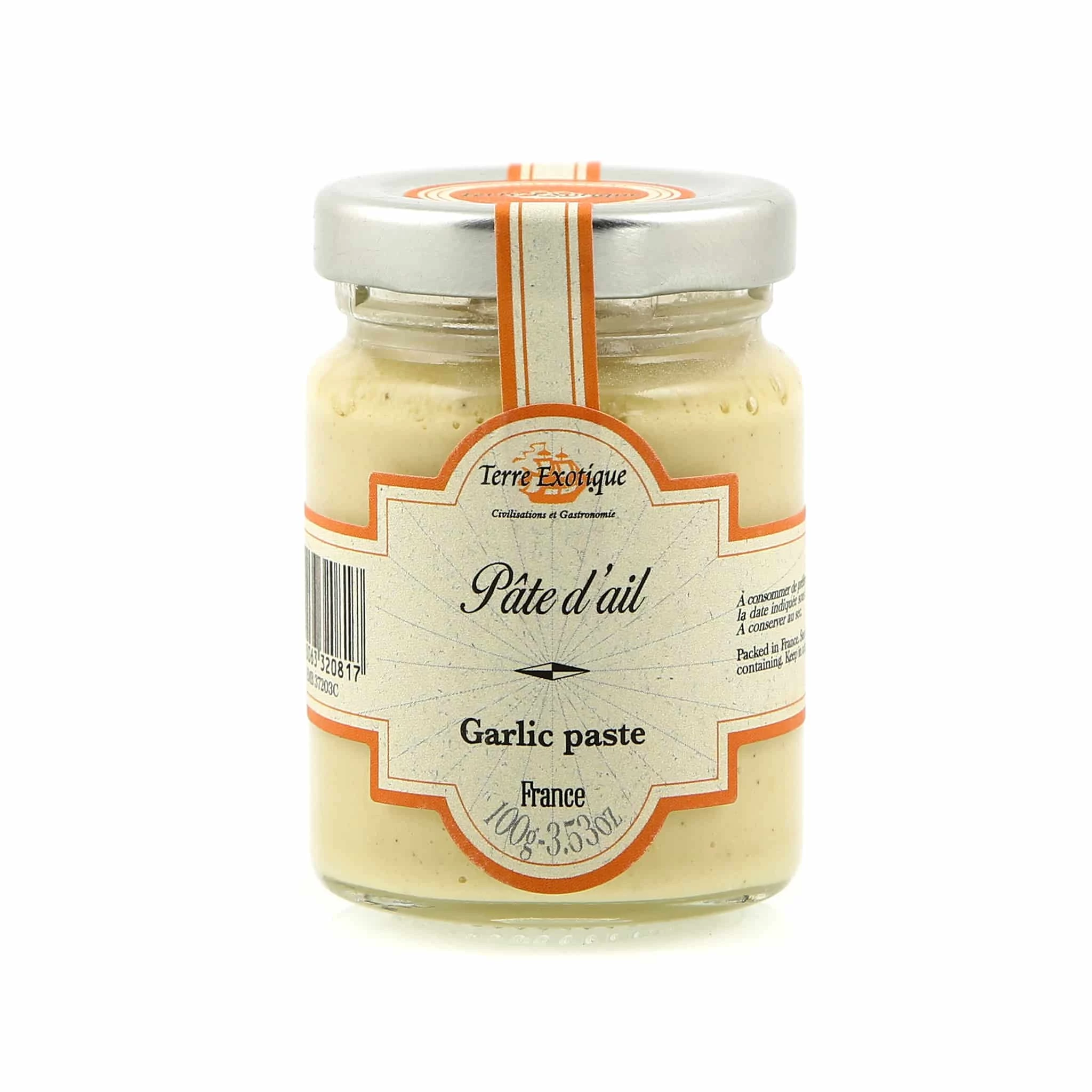 Ingredients Terre Exotique Garlic Paste 90g 3 Ingredients Terre Exotique Garlic Paste 90g