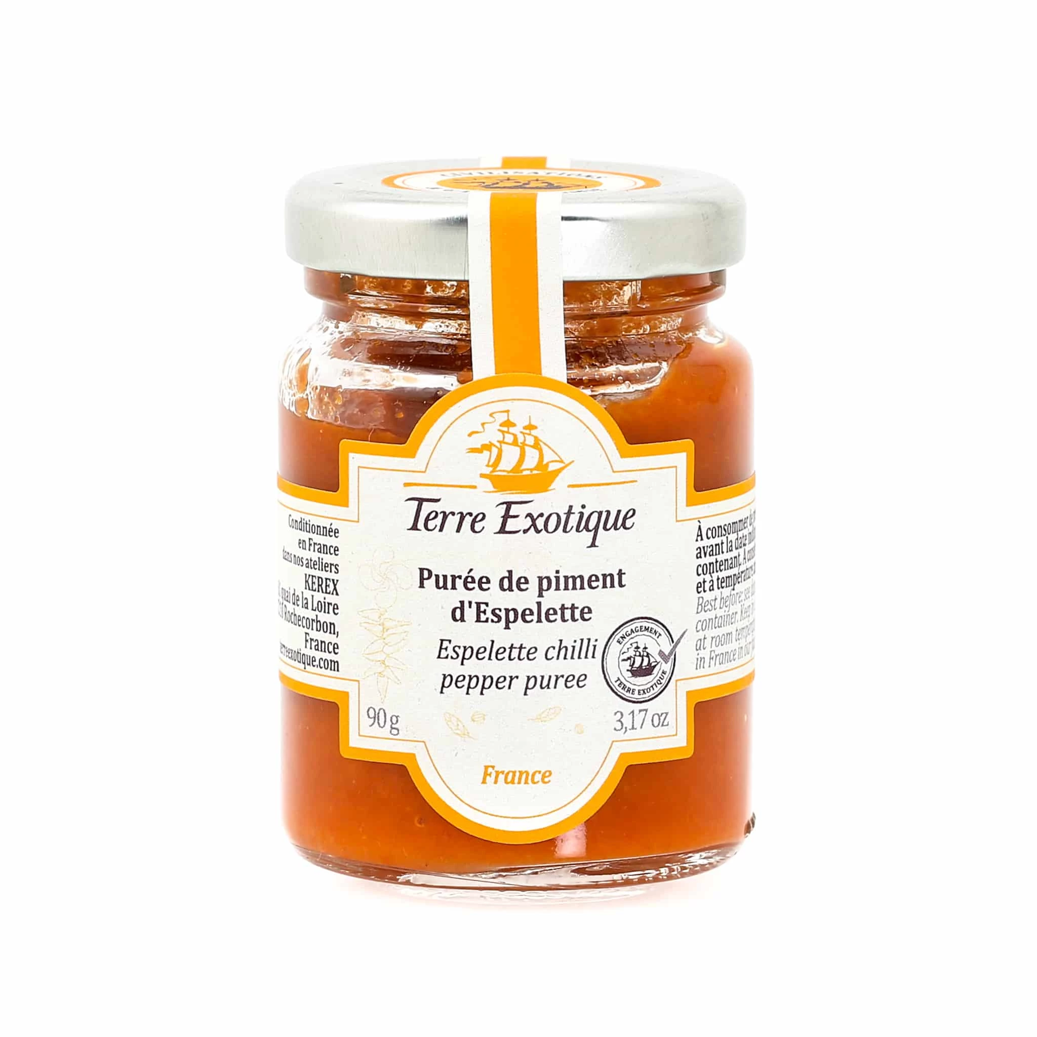 Terre Exotique Espelette Chilli Pepper Puree 90g Ingredients 3 Terre Exotique Espelette Chilli Pepper Puree 90g Ingredients