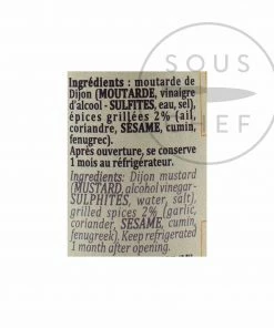 Terre Exotique Mustard With Roasted Spices 100g 9 Terre Exotique Mustard With Roasted Spices 100g