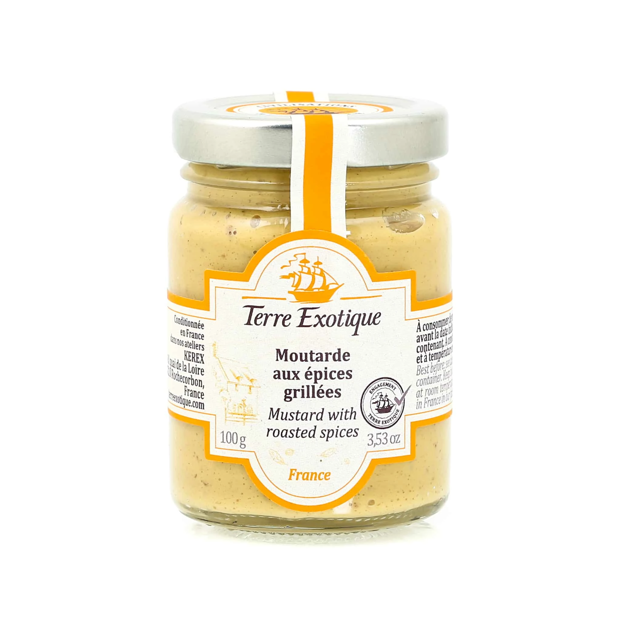 Terre Exotique Mustard With Roasted Spices 100g 3 Terre Exotique Mustard With Roasted Spices 100g