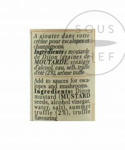 Terre Exotique Mustard With Summer Truffle (2%) 100g 7 Terre Exotique Mustard With Summer Truffle (2%) 100g