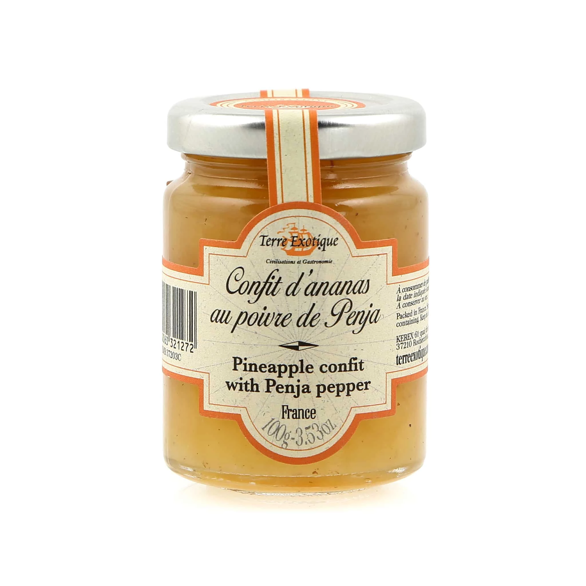 Terre Exotique Pineapple Chutney With Penja Pepper 100g Ingredients 3 Terre Exotique Pineapple Chutney With Penja Pepper 100g Ingredients