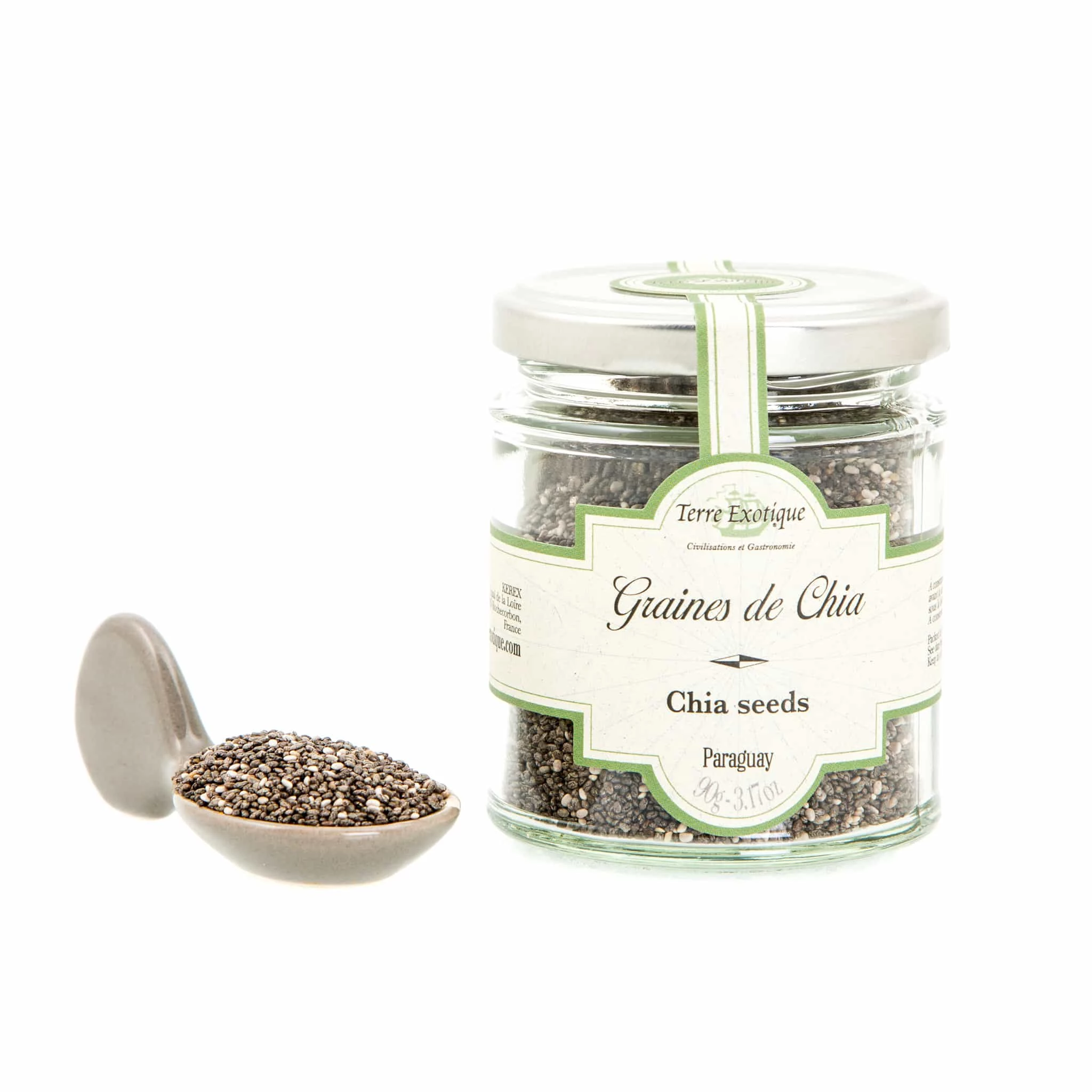 Terre Exotique Chia Seeds 90g 3 Terre Exotique Chia Seeds 90g