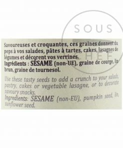 Ingredients Terre Exotique Seed Mix For Salad 100g