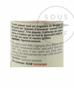 Terre Exotique Pequin Chilli Pepper 30g Ingredients 13 Terre Exotique Pequin Chilli Pepper 30g Ingredients