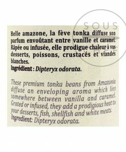 Terre Exotique Tonka Bean 50g