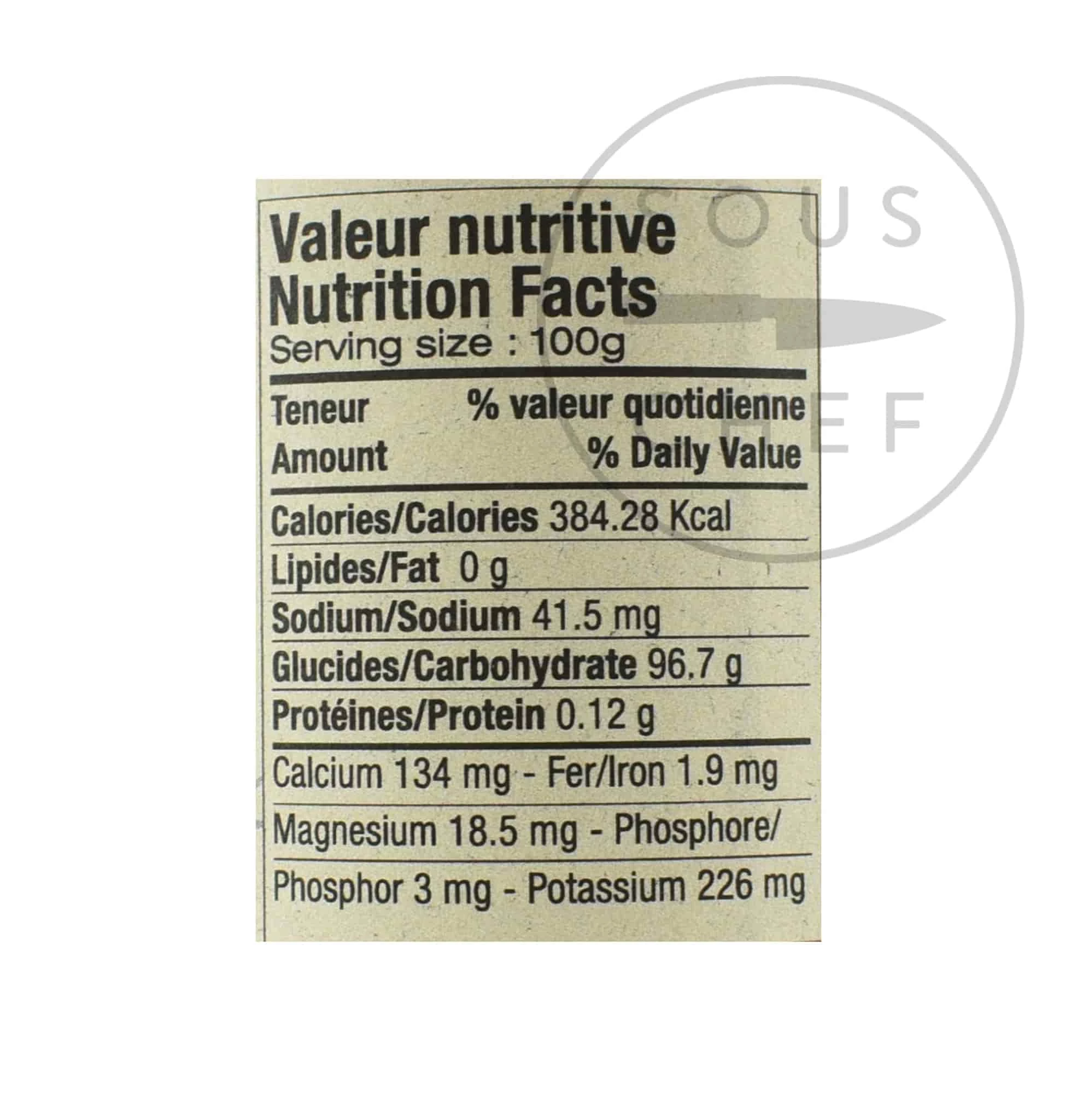 Terre Exotique Brown Sugar With Holiday Spices 250g 5 Terre Exotique Brown Sugar With Holiday Spices 250g