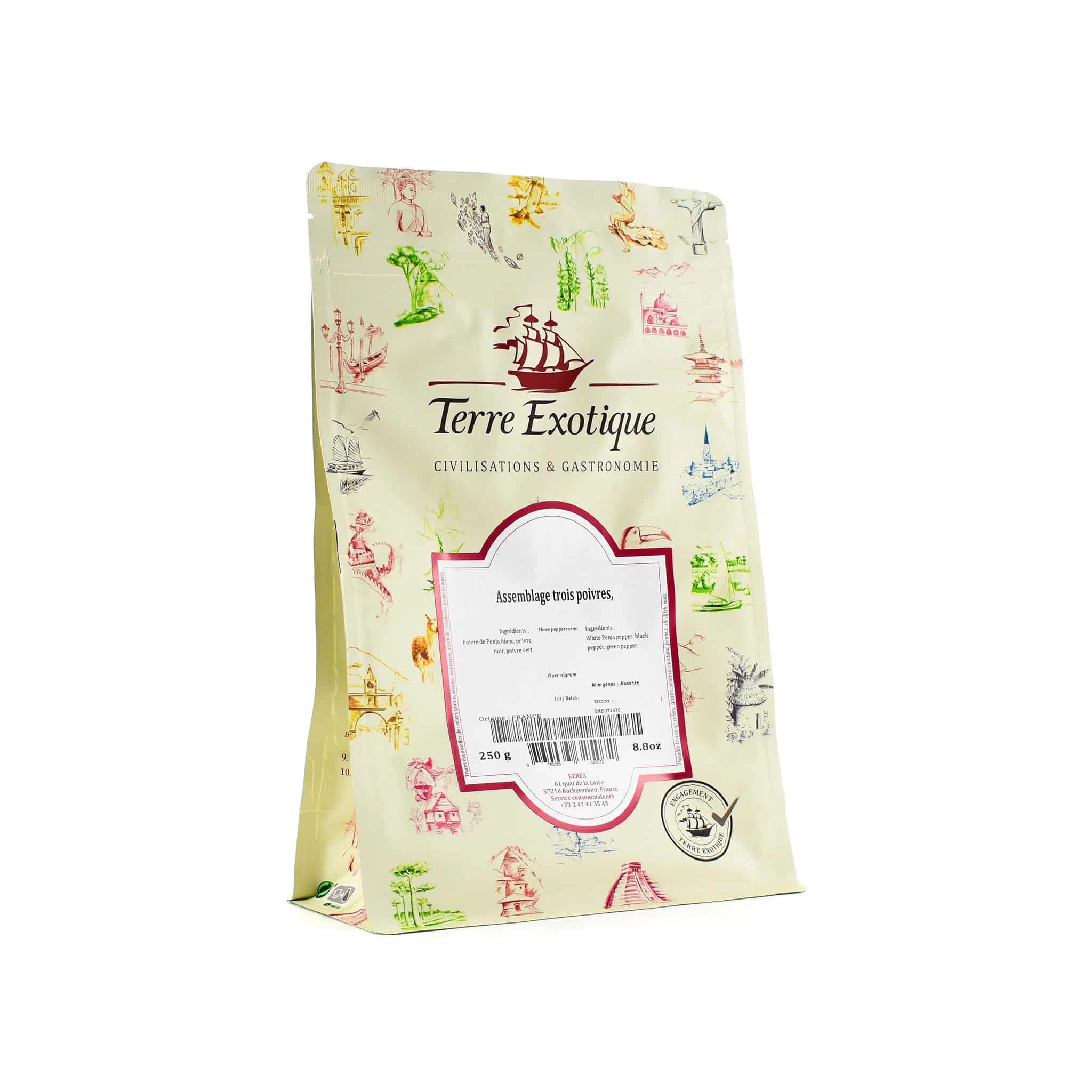 Terre Exotique Three Peppercorns Mix 250g 3 Terre Exotique Three Peppercorns Mix 250g