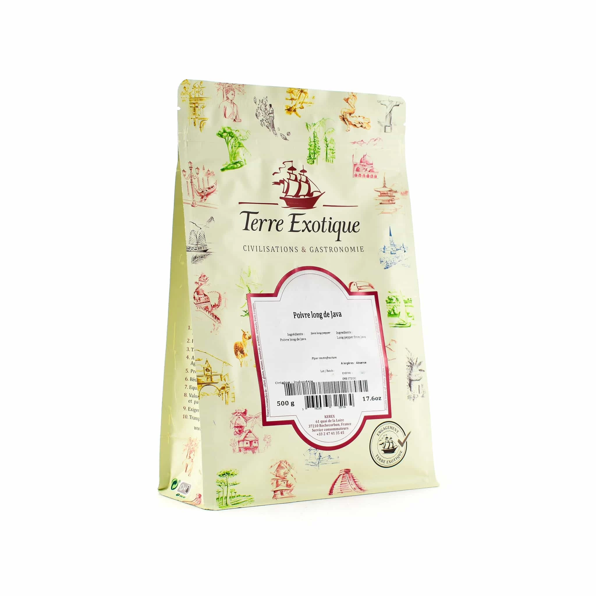 Terre Exotique Java Long Pepper 500g Ingredients 3 Terre Exotique Java Long Pepper 500g Ingredients