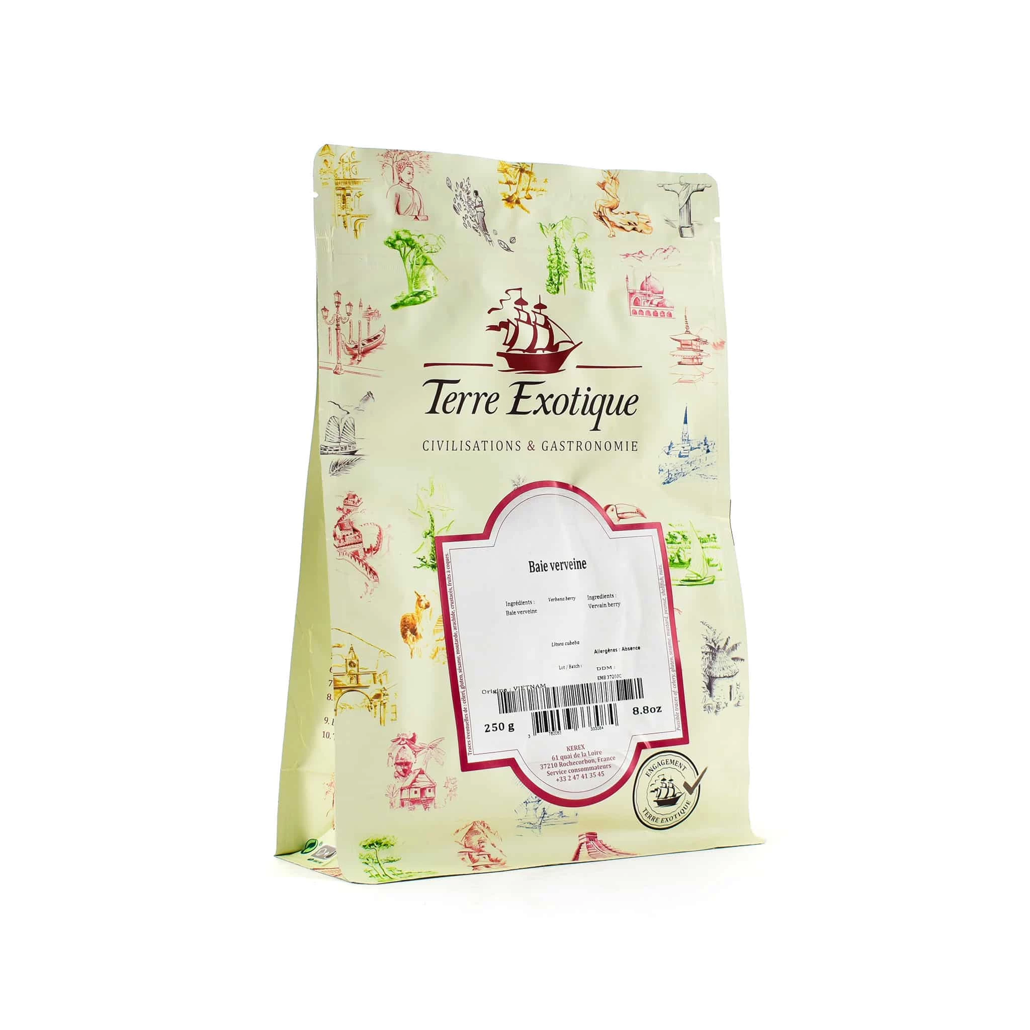 Terre Exotique Verbena Berry 250g Ingredients 3 Terre Exotique Verbena Berry 250g Ingredients