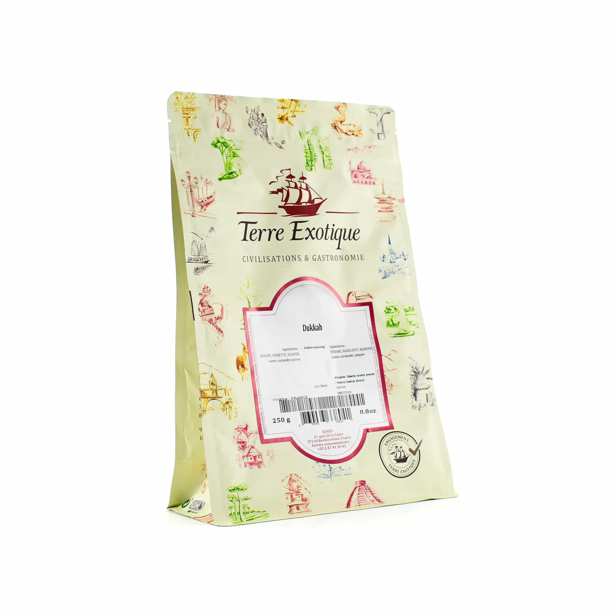 Terre Exotique Dukkah Seasoning 250g 3 Terre Exotique Dukkah Seasoning 250g