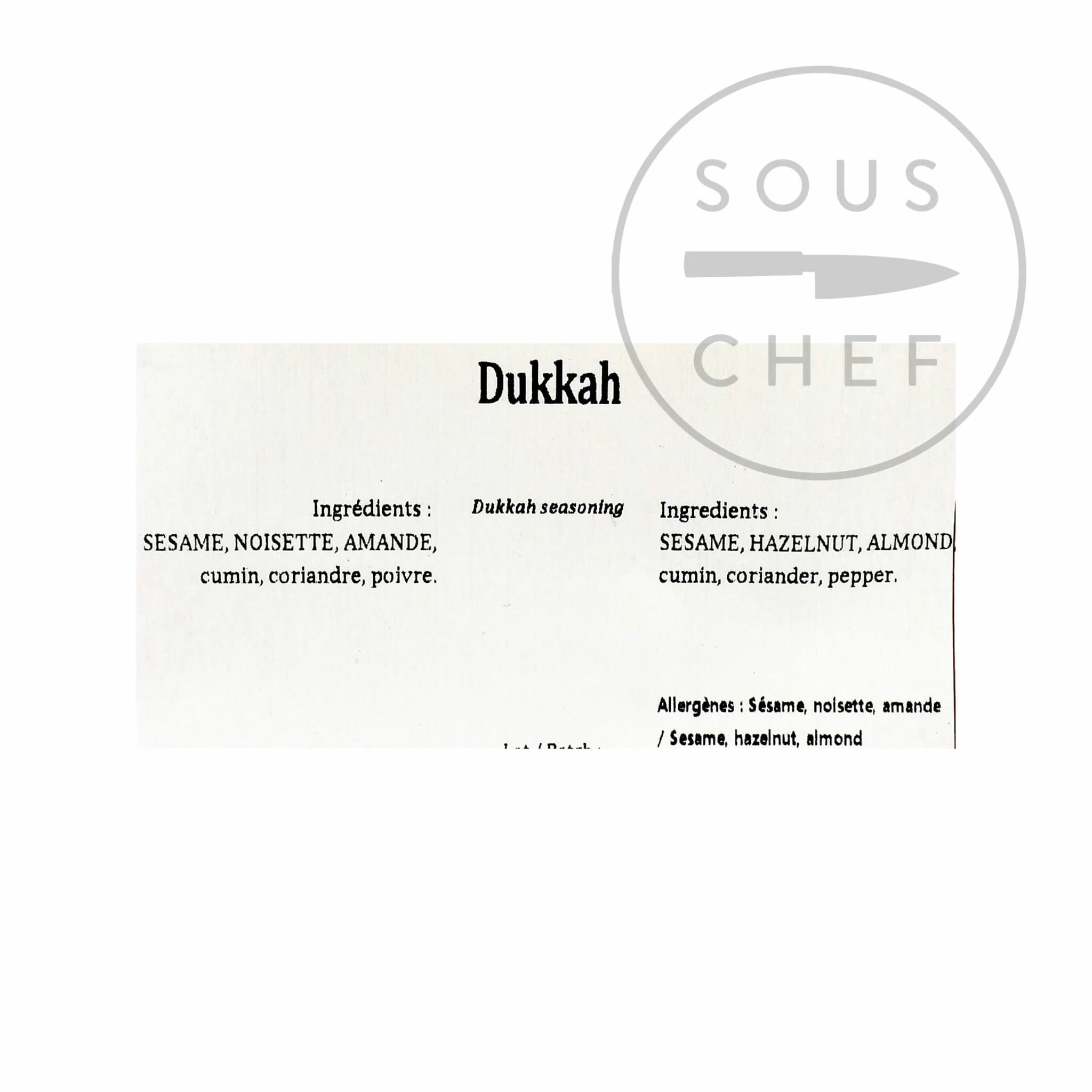 Terre Exotique Dukkah Seasoning 250g 5 Terre Exotique Dukkah Seasoning 250g