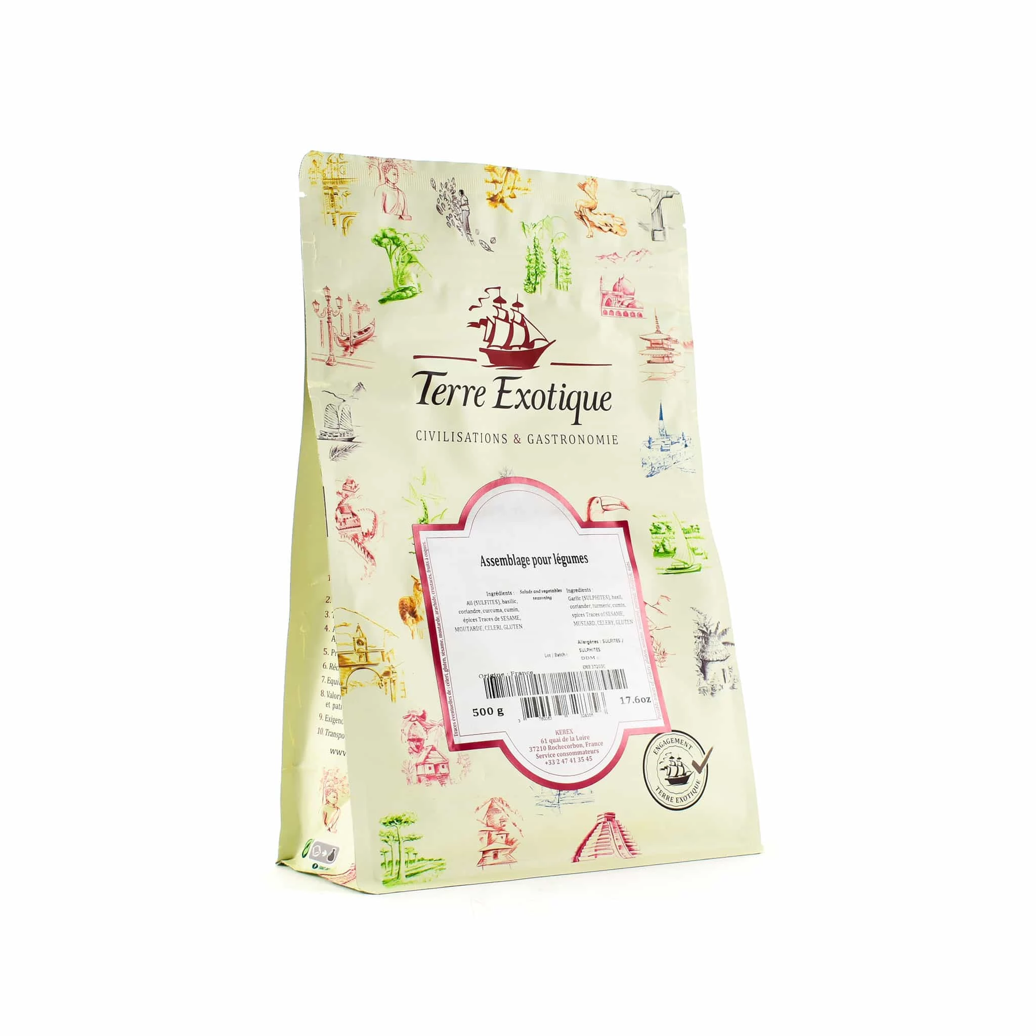 Terre Exotique Salads And Vegetables Seasoning 500g 3 Terre Exotique Salads And Vegetables Seasoning 500g