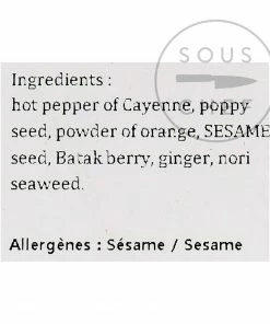 Terre Exotique Shichimi Togarashi Spices 500g