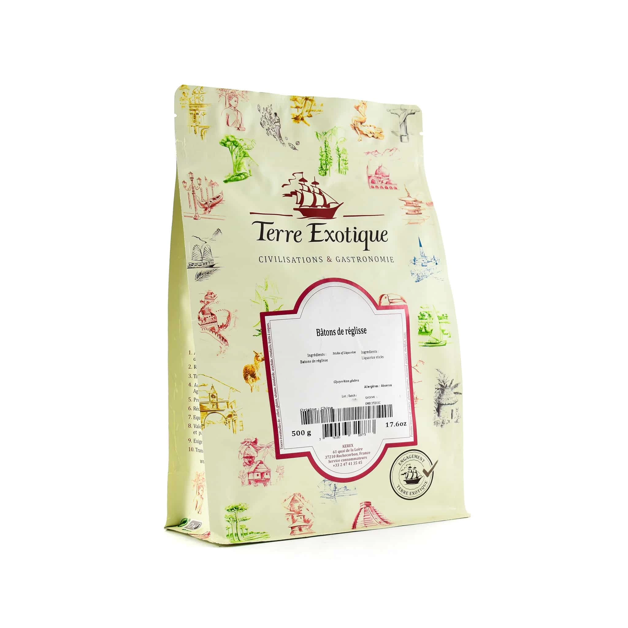 Terre Exotique Sticks Of Liquorice 500g 3 Terre Exotique Sticks Of Liquorice 500g