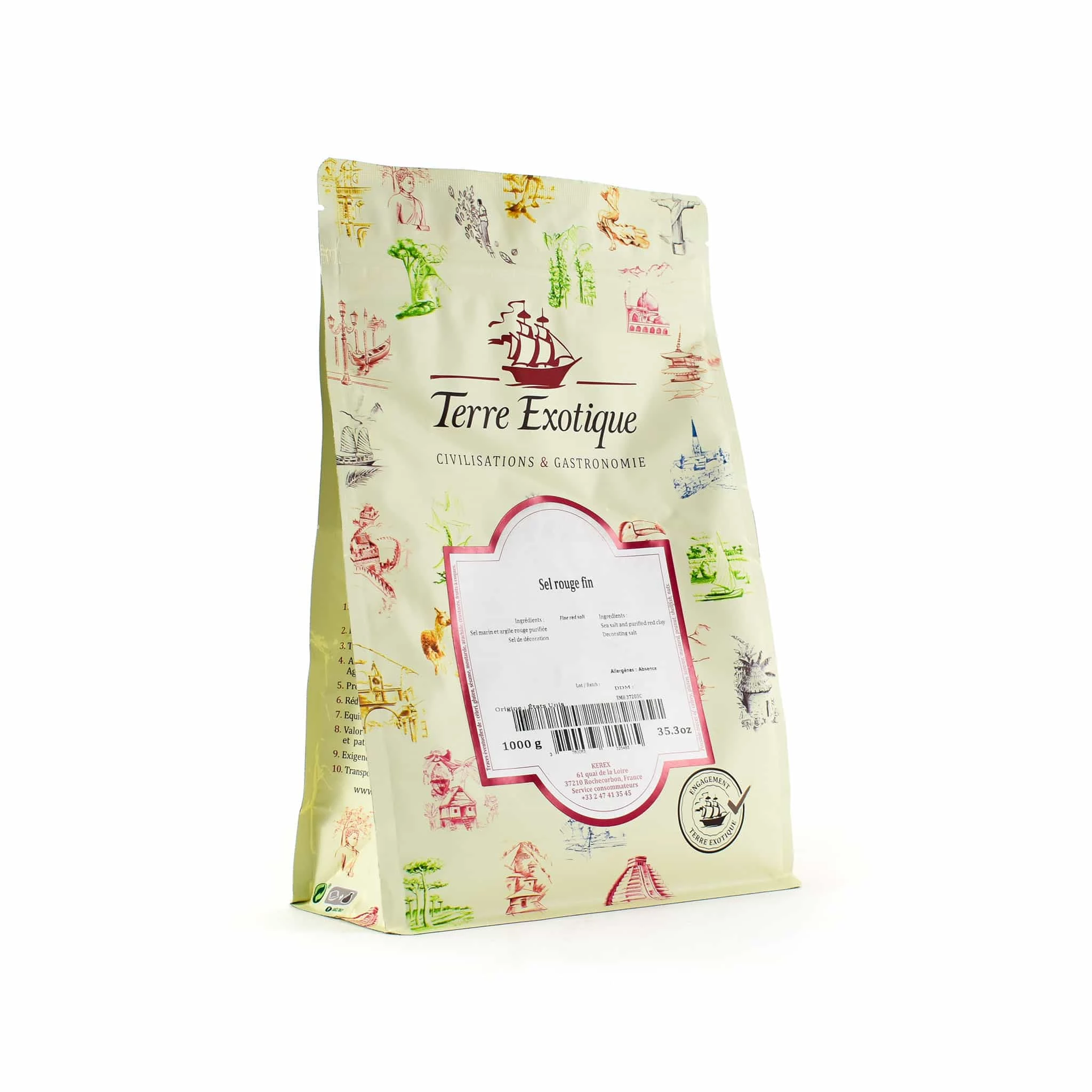 Terre Exotique Fine Red Salt 1kg Ingredients 3 Terre Exotique Fine Red Salt 1kg Ingredients