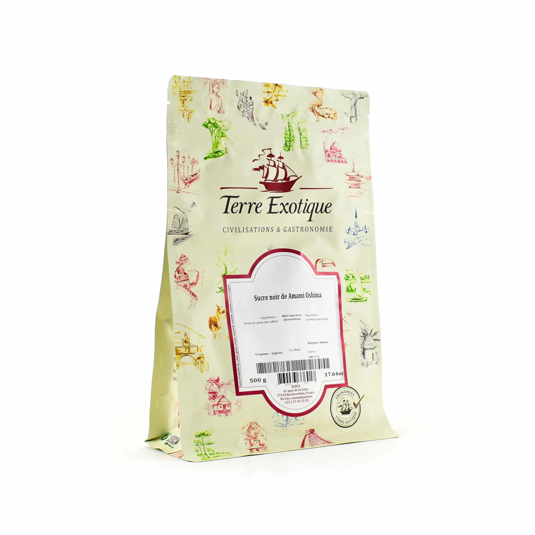 Ingredients Terre Exotique Black Sugar From Amami Oshima 500g 3 Ingredients Terre Exotique Black Sugar From Amami Oshima 500g