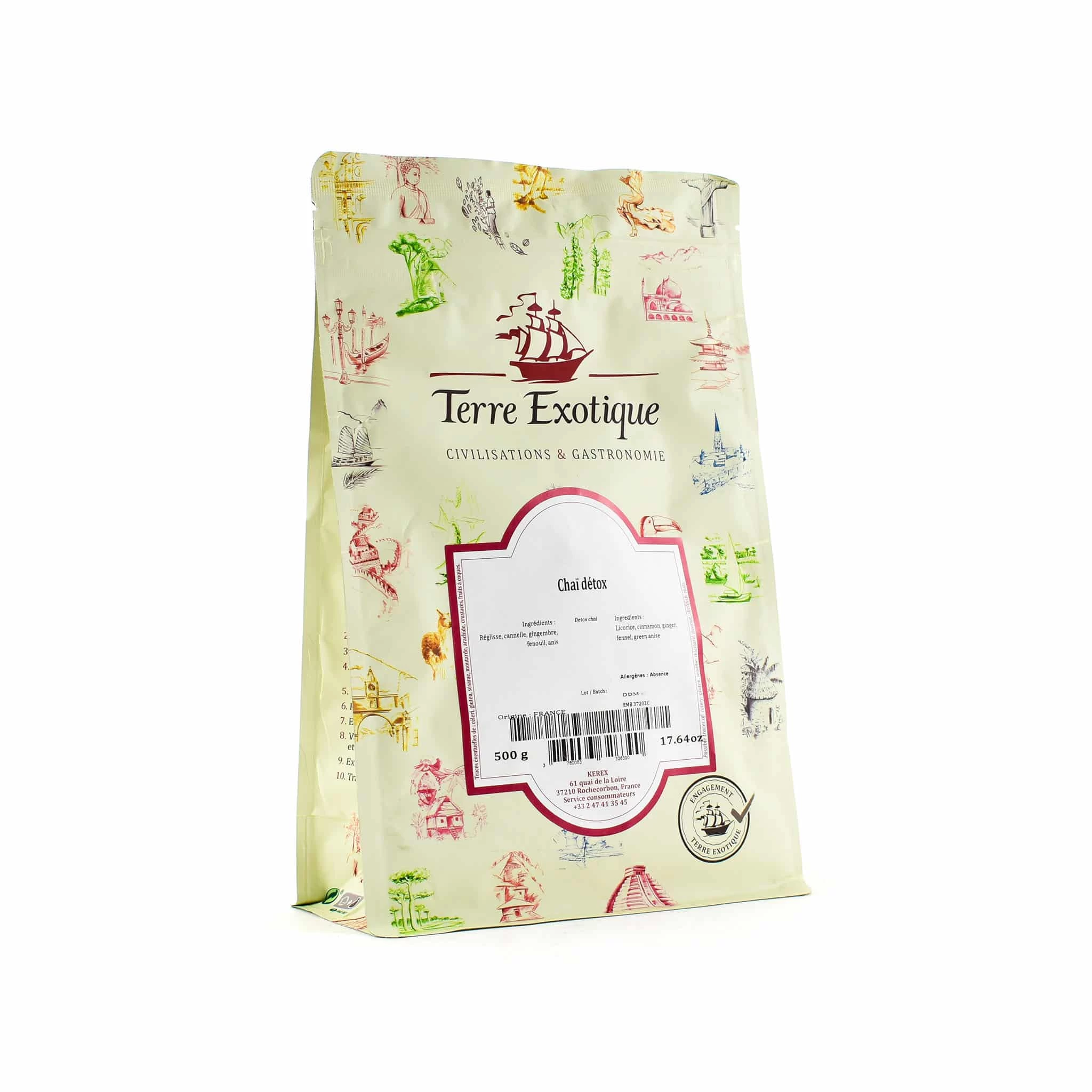 Terre Exotique Detox Chai 500g Ingredients 3 Terre Exotique Detox Chai 500g Ingredients