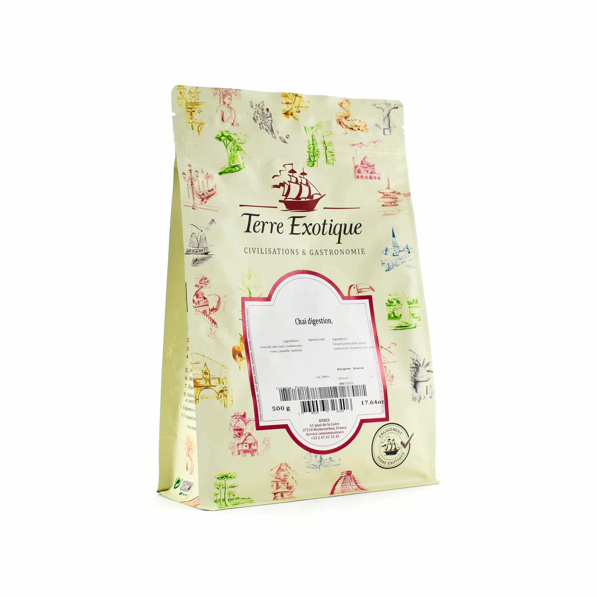 Terre Exotique Digestion Chai 500g 3 Terre Exotique Digestion Chai 500g